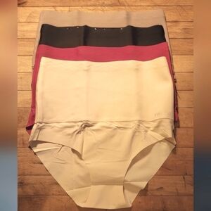 FINETOO Tummy Control High Waisted Nylon Seamless Panty 4 pk
